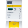Автоматический выключатель IEK ВА47-29 1Р 8А 4,5кА С - MVA20-1-008-C