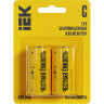 Батарейка щелочая IEK Alkaline Optima LR14/C (2шт/блистер)