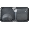 Блок розетка + выключатель горизонтальный IEK TORS 16А IP55 графит