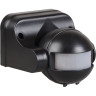 Датчик движения IEK ДД-009 1100Вт 180град 12м IP44 черный - LDD10-009-1100-002
