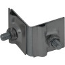 Держатель проводника круглого IEK TD ZDP80-13-2-16-40 6-10мм фальца угловой H=40мм оцинкованая сталь
