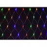 Гирлянда сеть 1,5х1,5м 160 светодиодов RGB IP20 прозрачный шнур 3м 230В контроллер 8 сцен IEK LIGHTING LGDB410-3-160-L1-T-S-44