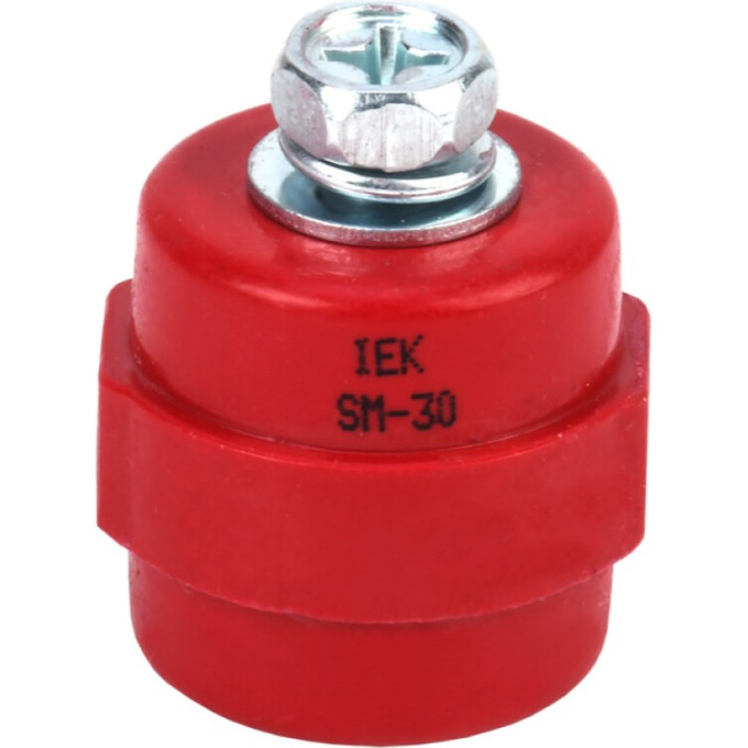 Изолятор IEK SM30 (М8) силовой с болтом - YIS11-30-08-B