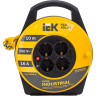 Катушка IEK УК10 с термозащитой 4 места 2P+PE/10м 3х1,5мм2 INDUSTRIAL - WKP15-16-04-10