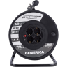 Катушка IEK УК50 с термозащитой 4 места 2P+PE/50м 3х1,5мм2 GENERICA - WKP20-16-04-50-G