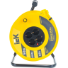 Катушка IEK УК50 с термозащитой 4 места 2P+PE/50м 3х1,5мм2 INDUSTRIAL - WKP15-16-04-50