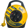 Катушка УК10 с термозащитой 4 места 2P+PE/10м 3х1,0мм2 IEK INDUSTRIAL - WKP14-10-04-10