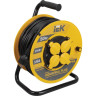 Катушка УК50 с термозащитой 4 места 2P+PE/50м 3х1,5мм2 IP44 IEK INDUSTRIAL PLUS - WKP15-16-04-50-44