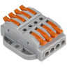 Клемма строительно-монтажная IEK СМК 222-4144P (уп.4шт) UKZ20-4144P-004