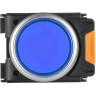 Кнопка d22мм IEK MI-BT60-11T-3-21-K07 1НО+1НЗ MASTER с фиксацией синяя