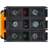Кнопка с подсветкой IEK MASTER MI-BT60-11D-3-12-K06 d=22мм 1NO+1NC зелёная MI-BT600-11D-3-12-K06