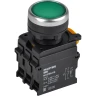 Кнопка с подсветкой IEK MASTER MI-BT60-11D-3-12-K06 d=22мм 1NO+1NC зелёная MI-BT600-11D-3-12-K06