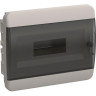Корпус пластиковый IEK ЩРВ-П-12 IP41 черн. прозр. дверь TEKFOR TF5-KP12-V-12-41-K01-K03