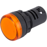 Лампа IEK AD22DS(LED)матрица d=22мм желтый 24В AC/DC - BLS10-ADDS-024-K05