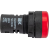 Лампа IEK AD22DS(LED)матрица d=22мм красный 24В AC/DC - BLS10-ADDS-024-K04