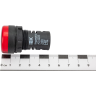 Лампа IEK AD22DS(LED)матрица d=22мм красный 24В AC/DC - BLS10-ADDS-024-K04