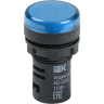 Лампа IEK AD22DS(LED)матрица d=22мм синий 24В AC/DC - BLS10-ADDS-024-K07