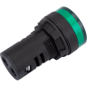 Лампа IEK AD22DS(LED)матрица d=22мм зеленый 12В AC/DC - BLS10-ADDS-012-K06