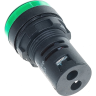 Лампа IEK AD22DS(LED)матрица d=22мм зеленый 230В - BLS10-ADDS-230-K06
