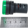 Лампа IEK AD22DS(LED)матрица d=22мм зеленый 230В - BLS10-ADDS-230-K06