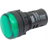 Лампа IEK AD22DS(LED)матрица d=22мм зеленый 24В AC/DC - BLS10-ADDS-024-K06