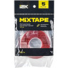 Лента монтажная прочная двусторонняя IEK MIXTAPE 7, 1х12мм/5м