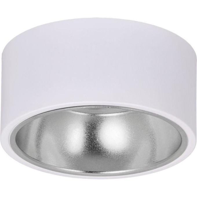 Накладной потолочный светильник IEK Lighting 4017 под лампу gx53 белый/хром