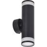 Настенный накладной светильник IEK Lighting 4009 под лампу 2хgu10 черный