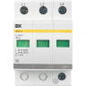 Ограничитель импульсных перенапряжений IEK ОПС1-C 3P 20/40кА 400B - MOP20-3-C