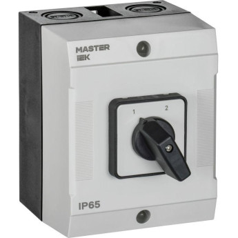 Переключатель кулачковый IEK MI-CS20-010-055 10А (сх. 55) в боксе стандартная рукоятка