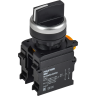 Переключатель на 3 положения возвратный IEK MASTER MI-SW60-20X33-5-24-3-K02 2NO чёрный