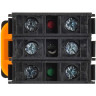 Переключатель с подсветкой на 2 положения IEK MASTER MI-SW60-11XD-3-14-2-K05 1NO+1NC жёлтый