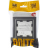 Рамка 1-местная IEK BRITE IP44 РУ-1-БрС-44 сталь - BR-M12-44-K46