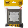 Рамка 1-местная IEK BRITE IP44 РУ-1-БрШ-44 шампань - BR-M12-44-K37