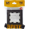 Рамка 1-местная IEK BRITE IP44 РУ-1-БрТБ-44 темная бронза - BR-M12-44-K45