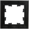 Рамка 1-местная IEK BRITE РУ-1-БрЧ черный - BR-M12-K02