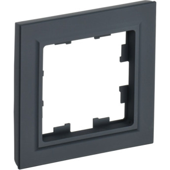 Рамка 1-местная IEK BRITE РУ-1-БрГ графит - BR-M12-K53