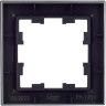 Рамка 1-местная IEK BRITE РУ-1-БрС сталь - BR-M12-K46
