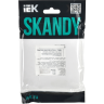 Рамка 1-местная IEK SKANDY SK-F01W арктический белый