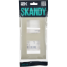 Рамка 2-м IEK SKANDY SK-M22-K10 SK-F01B бежевая