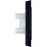Рамка 2-местная IEK BRITE IP44 РУ-2-БрЧ-44 черный - BR-M22-44-K02