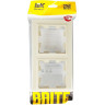 Рамка 2-местная IEK BRITE IP44 РУ-2-БрКр-44 бежевый - BR-M22-44-K10