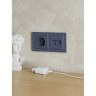 Рамка 2-местная IEK BRITE IP44 РУ-2-БрМ-44 маренго - BR-M22-44-K35