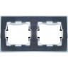 Рамка 2-местная IEK BRITE IP44 РУ-2-БрТБ-44 темная бронза - BR-M22-44-K45