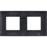 Рамка на 2 поста IEK SKANDY SK-F02G графит SK-M22-K53