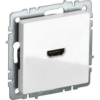 Розетка HDMI IEK BRITE РHDMI-0-БрБ белый - BR-H10-K01