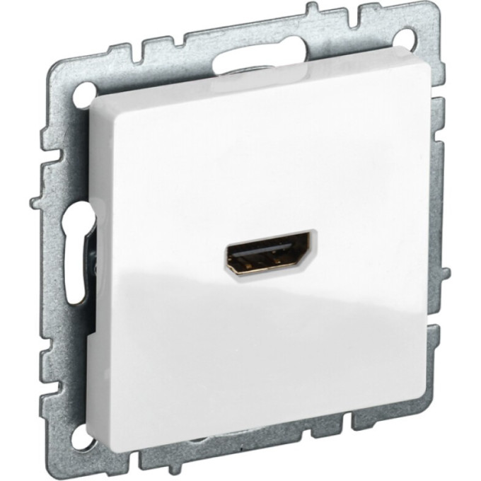 Розетка HDMI IEK BRITE РHDMI-0-БрБ белый - BR-H10-K01