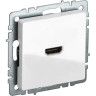 Розетка HDMI IEK BRITE РHDMI-0-БрБ белый - BR-H10-K01