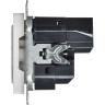Розетка IEK BRITE BR-R14-16-U21-D21-K91