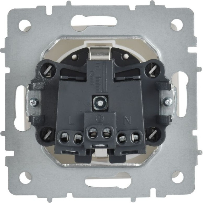 Розетка IEK BRITE BR-R16-16-44-K91 РСбш10-3-44-БрАБ 16А белая